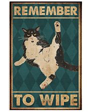 Remember To Wipe 11x17 Poster front