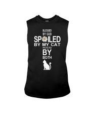 Blessed By God Spoiled By My Cat Sleeveless Tee tile