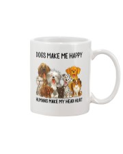 Dogs Make Me Happy Mug tile