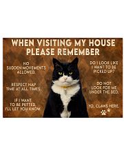 When visiting my house please remember 17x11 Poster front