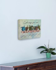 Sea Turtles God Says You Are 14x11 Gallery Wrapped Canvas Prints aos-canvas-pgw-14x11-lifestyle-front-01