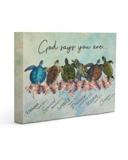 Sea Turtles God Says You Are 14x11 Gallery Wrapped Canvas Prints front