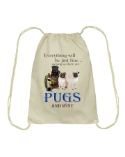 pugs Drawstring Bag tile