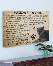 Cat Waiting At The Door 30x20 Gallery Wrapped Canvas Prints aos-canvas-pgw-30x20-lifestyle-front-01