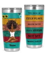 Black queen customized 20oz Tumbler front