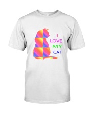 I love my Cat catlover or kitten t-shirt Classic T-Shirt front