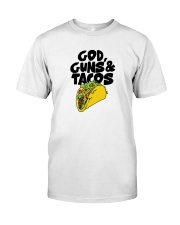 Guns And Tacos Hoodie Premium Fit Mens Tee tile