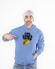 Guns And Tacos Hoodie Hooded Sweatshirt apparel-hooded-sweatshirt-lifestyle-front-81