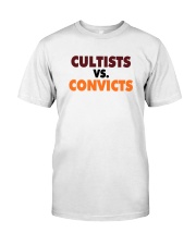Cultists Vs Convicts T Shirt Premium Fit Mens Tee tile