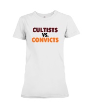 Cultists Vs Convicts T Shirt Premium Fit Ladies Tee tile