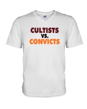 Cultists Vs Convicts T Shirt V-Neck T-Shirt tile
