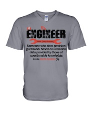 ENGINEER - NOUN V-Neck T-Shirt thumbnail
