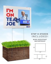 I am on team Joe yard sign 24x18 Yard Sign aos-yard-sign-24x18-lifestyle-front-30