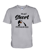 Im Not Short Im Penguin Size V-Neck T-Shirt thumbnail