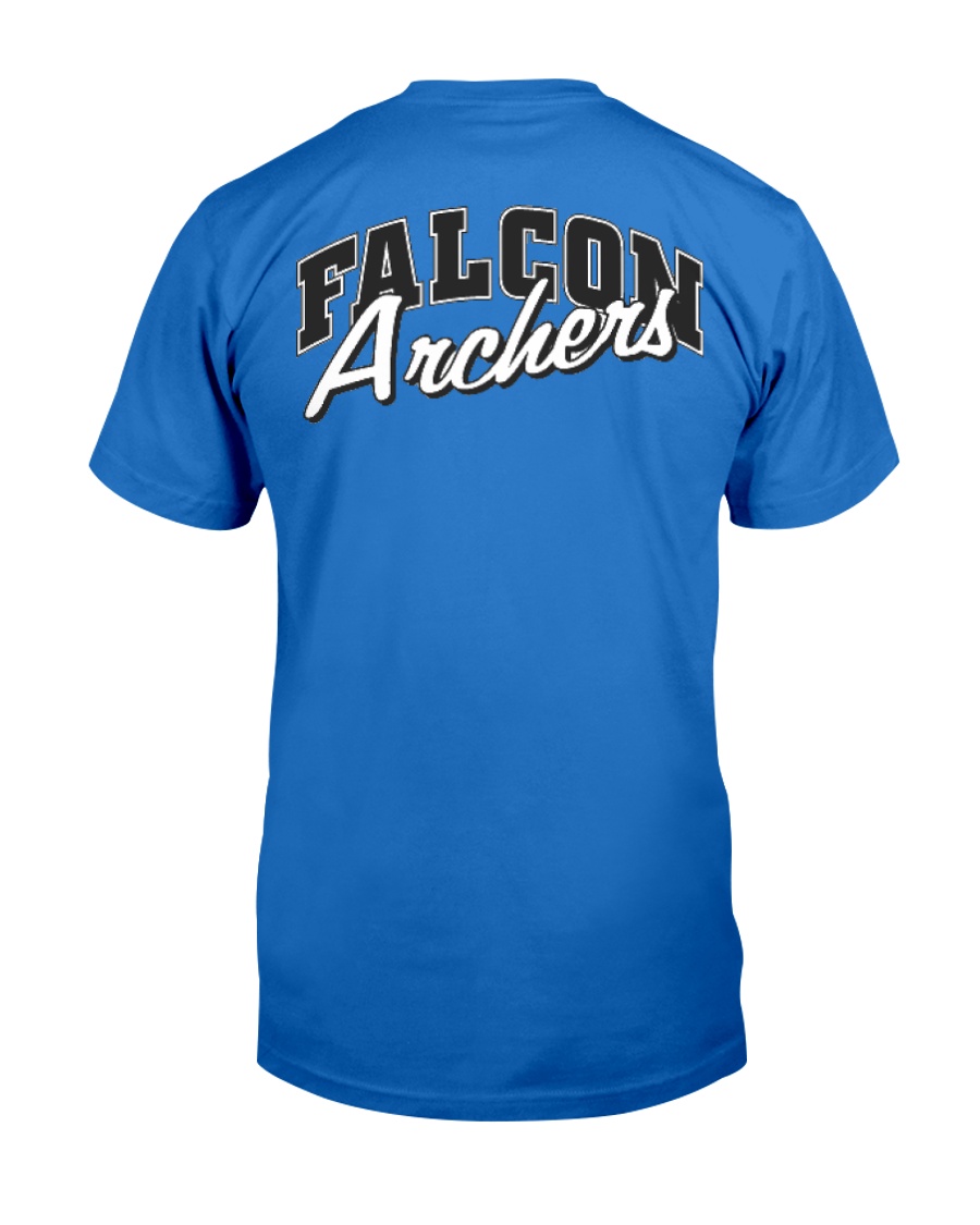 Falcon Archers Retro Logo 1 Premium Fit Mens Tee