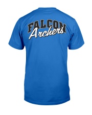 Falcon Archers Retro Logo 1 Premium Fit Mens Tee back