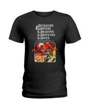 Dungeons Diners Dragons Drive-Ins Dives Ladies T-Shirt front