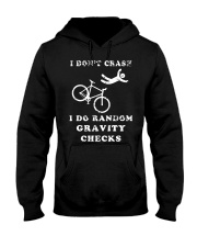 Crash Funny Mountain Biking Hooded Sweatshirt thumbnail