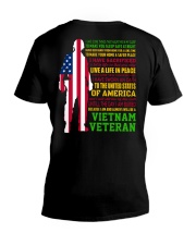 VETERAN I HAVE DONE THINGS THAT HAUNT ME V-Neck T-Shirt thumbnail