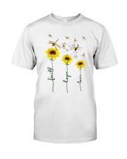 Faith Jesus Sunflower Dragonflies Classic T-Shirt tile