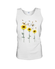 Faith Jesus Sunflower Dragonflies Unisex Tank tile
