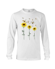 Faith Jesus Sunflower Dragonflies Long Sleeve Tee tile