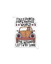 Freedom's Just Another Word Sticker tile