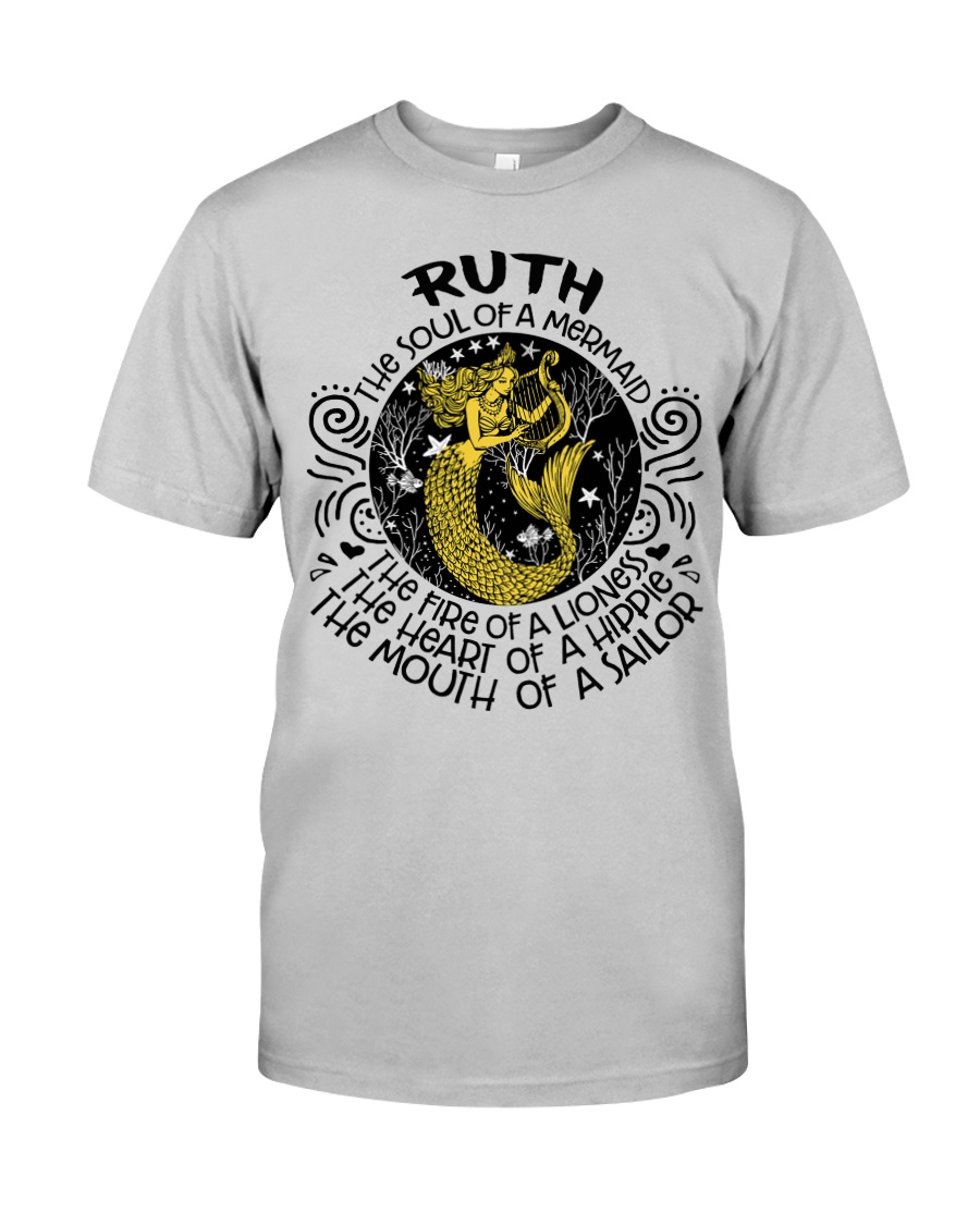 Picture of RUTH THE SOUL OF MERMAID HOROSCOPE T-SHIRT SportsGrey