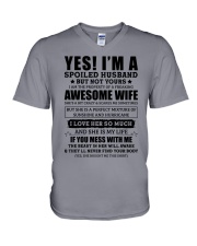 Yes I'm a Spoiled Husband V-Neck T-Shirt thumbnail