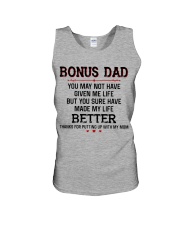 Bonus Dad Thanks for putting up with my Mom Unisex Tank thumbnail