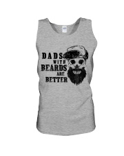 Dad with Beards are better new Unisex Tank thumbnail