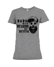 Dad with Beards are better new Premium Fit Ladies Tee thumbnail