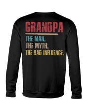 Grandpa The Man The Myth The Bad Influenci Crewneck Sweatshirt thumbnail