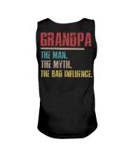 Grandpa The Man The Myth The Bad Influenci Unisex Tank thumbnail