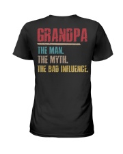 Grandpa The Man The Myth The Bad Influenci Ladies T-Shirt thumbnail