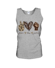 Peace - Love - Justice Unisex Tank thumbnail