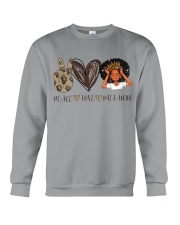 Peace - Love - Melanin Crewneck Sweatshirt thumbnail