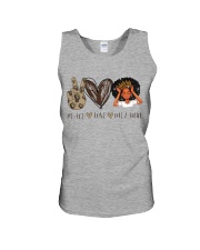 Peace - Love - Melanin Unisex Tank thumbnail