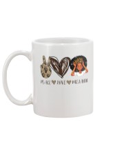 Peace - Love - Melanin Mug back