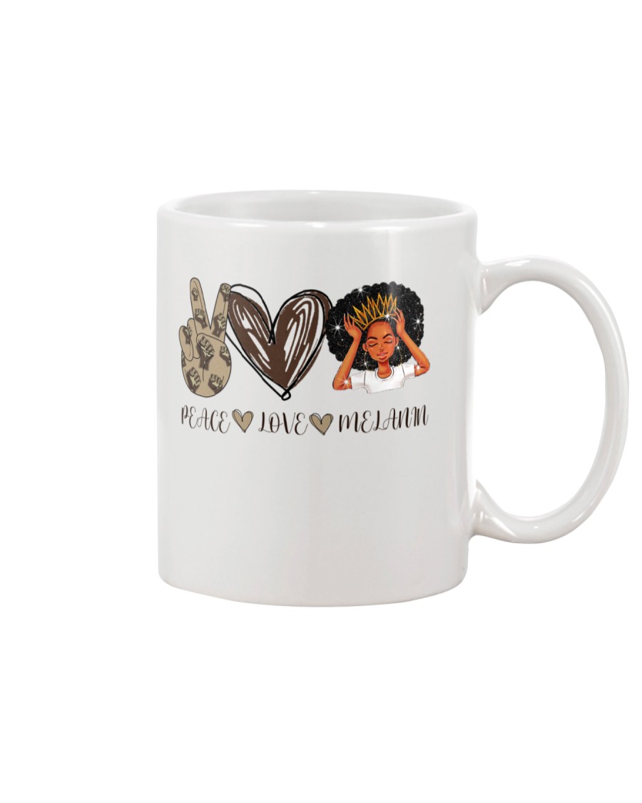Peace - Love - Melanin Mug