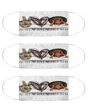 Peace - Love - Melanin Cloth Face Mask - 3 Pack thumbnail