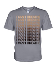 I can't breathe V-Neck T-Shirt thumbnail