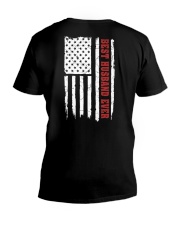 American Flag Husband V-Neck T-Shirt thumbnail