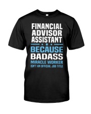 Financial Advisor Assistant Tshirt 191030 Classic T-Shirt thumbnail