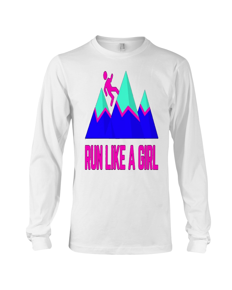 Run Like A Girl Long Sleeve Tee