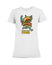 Monstrosity Burger Shirt Premium Fit Ladies Tee tile