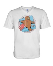 Fullsend Gingerbread Shirt V-Neck T-Shirt tile