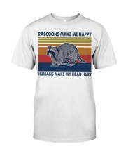 Raccoons-Make-Me-Happy Premium Fit Mens Tee tile