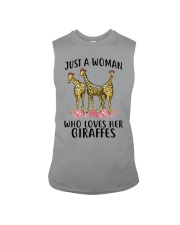 Just-A-Woman-who-loves-her-Giraffes Sleeveless Tee tile