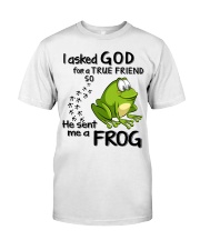 I-asked-God-for-a-true-friend Premium Fit Mens Tee tile